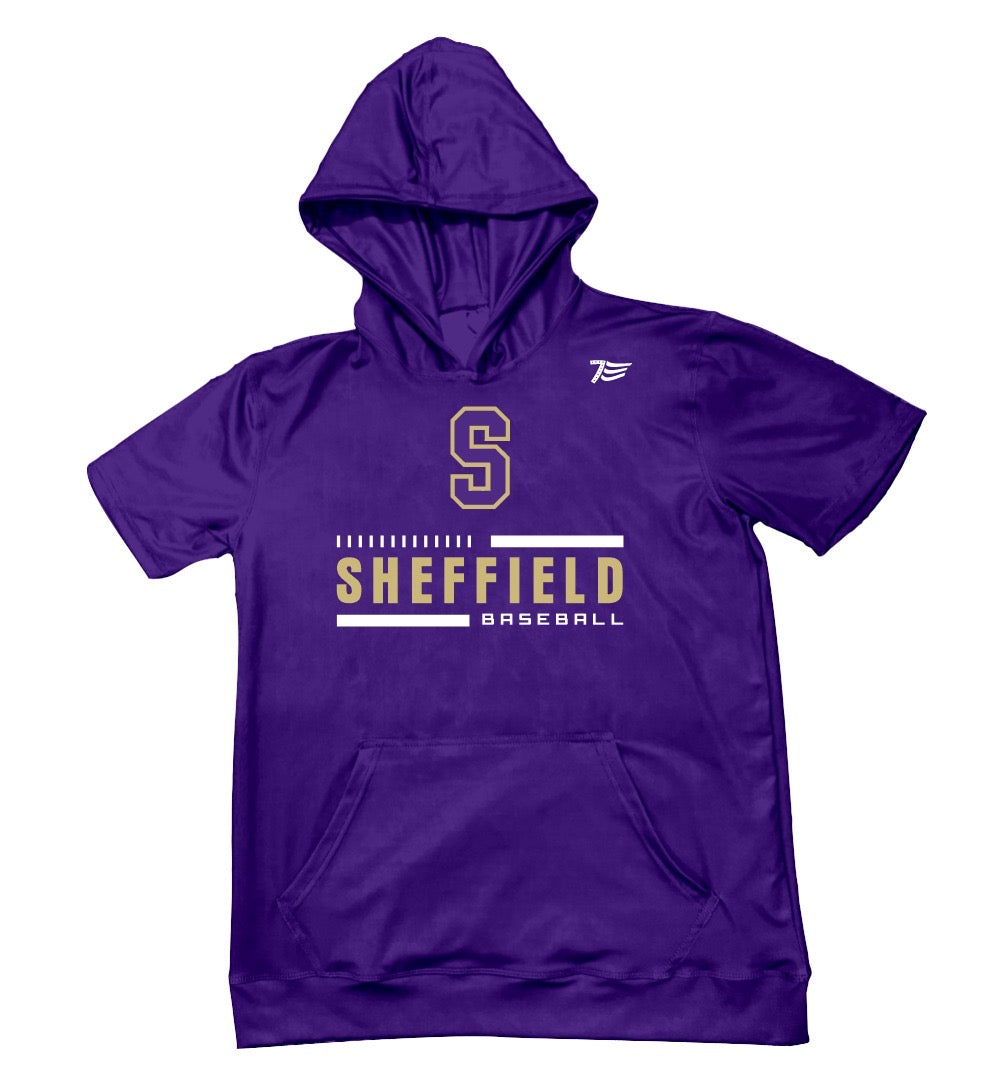 Short Sleeve Hoodie w/logo