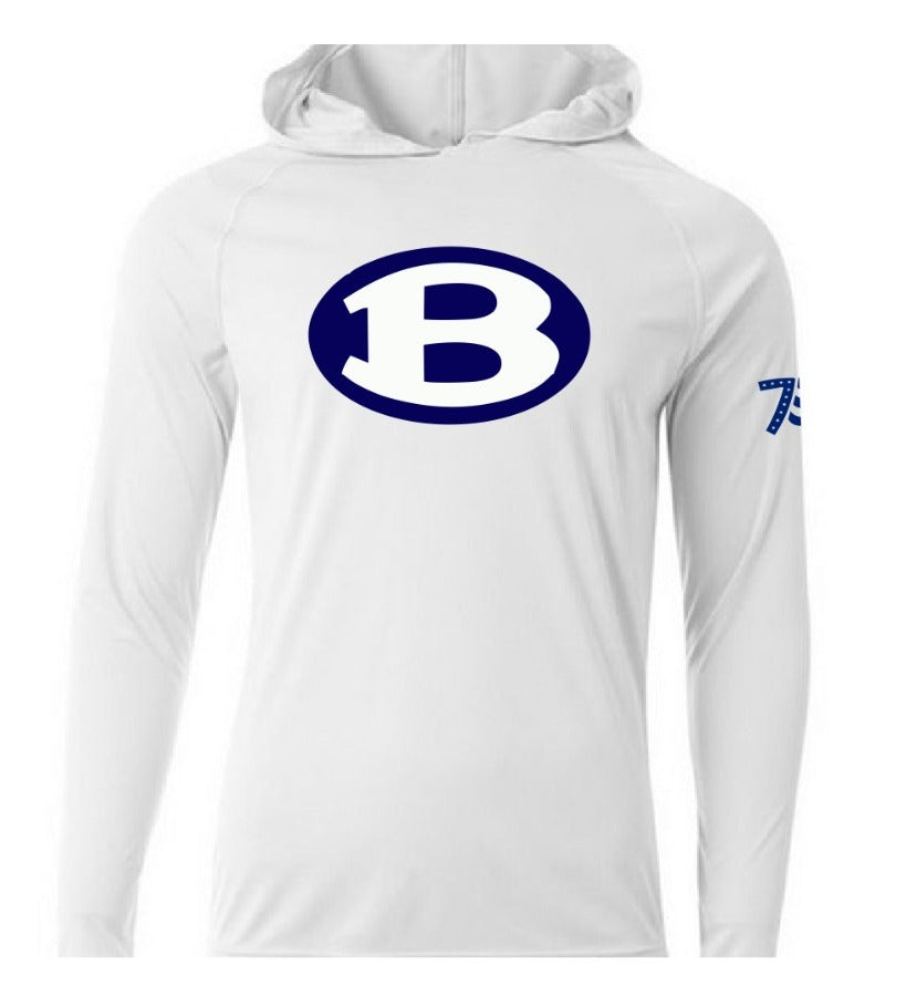 Long Sleeve Thin Hoodie w/logo