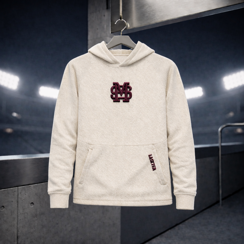 PulseKnit Cream Hoodie