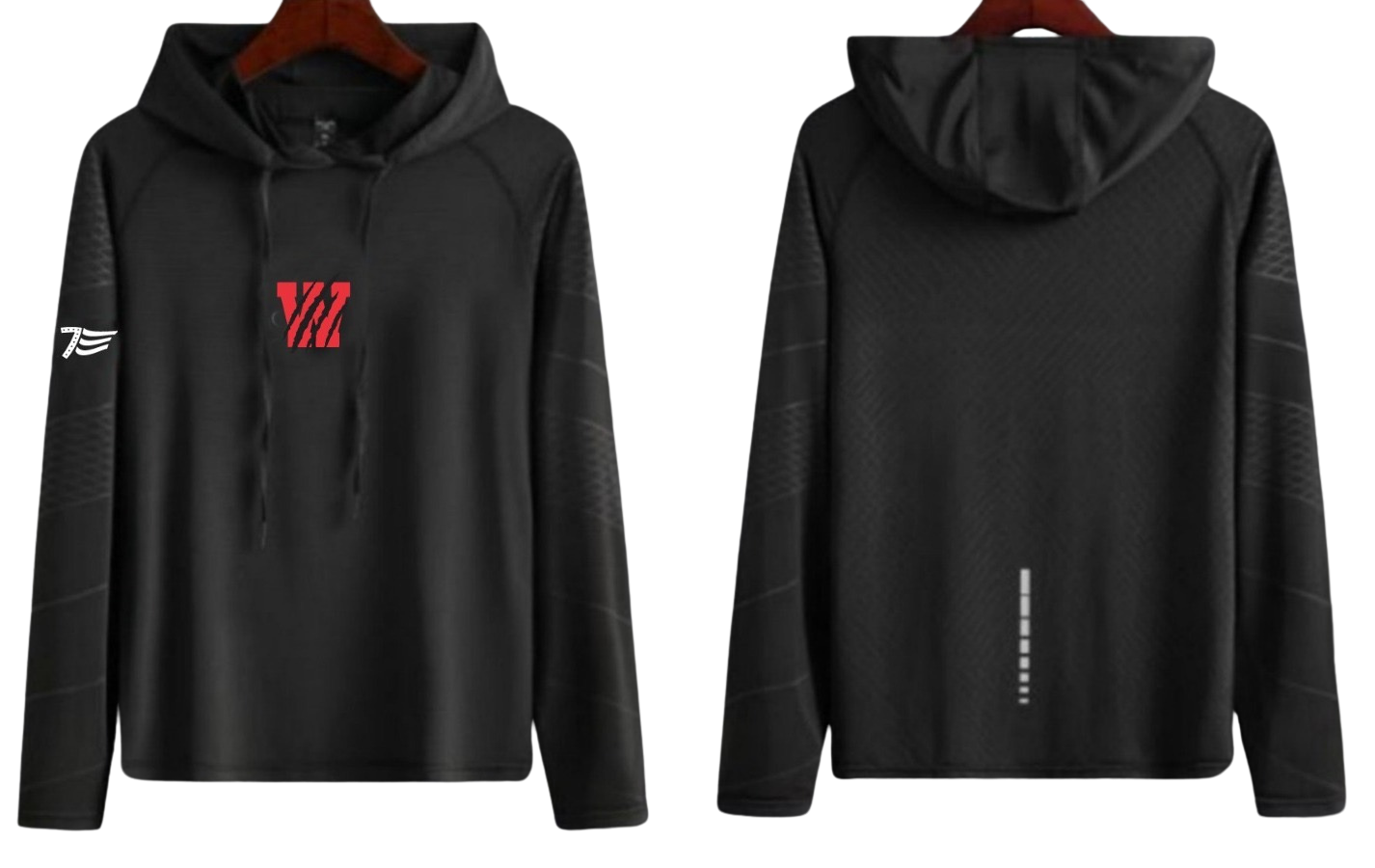 LA7 Thin Hoodie w/logo ( Lulu Fabric )