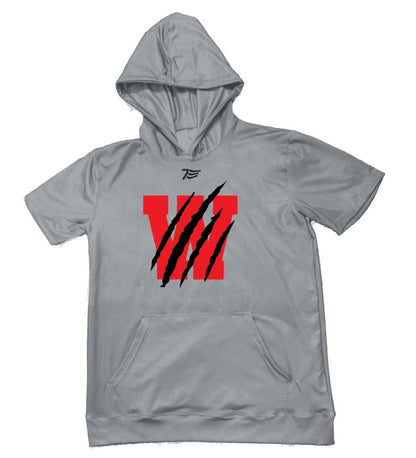 Short Sleeve Hoodie w/logo