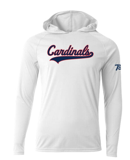 Long Sleeve Hooded Cardinals Shirt