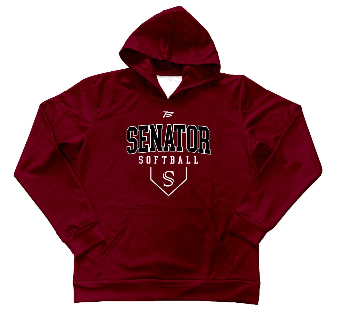 Sublimated Homeplate Fleece Hoodie