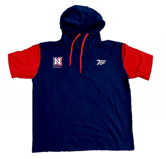 Short Sleeve 1/4 zip 2 tone NWS