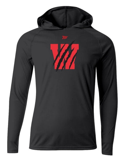 Long Sleeve Thin Hoodie Walnut