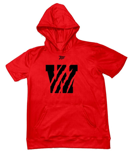 Short Sleeve Hoodie w/logo
