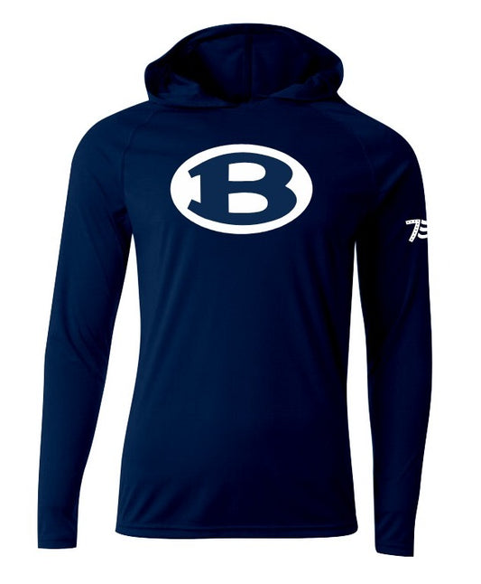 LA7 Long Sleeve Hooded Shirt