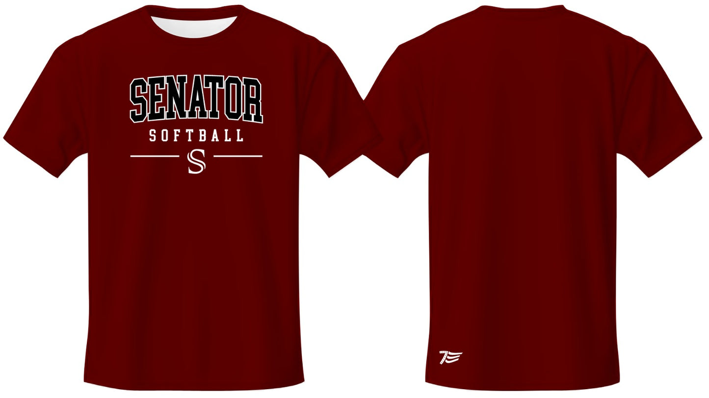S logo sublimated T shirt.