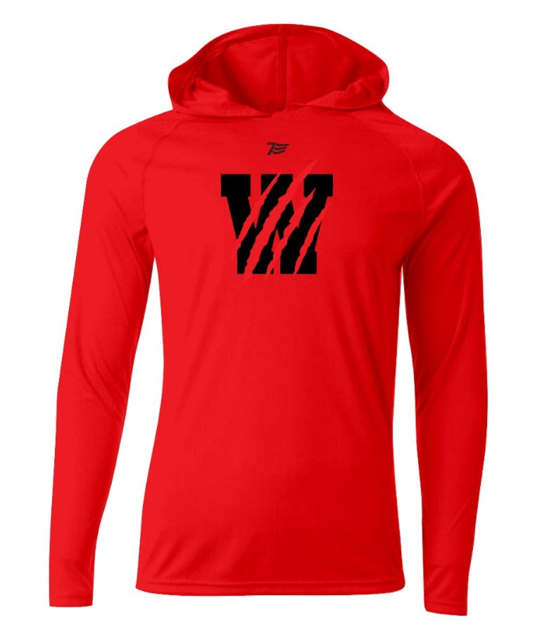 Long Sleeve Thin Hoodie Walnut