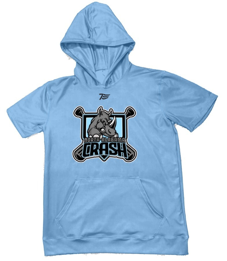 Short Sleeve Hoodie w/logo