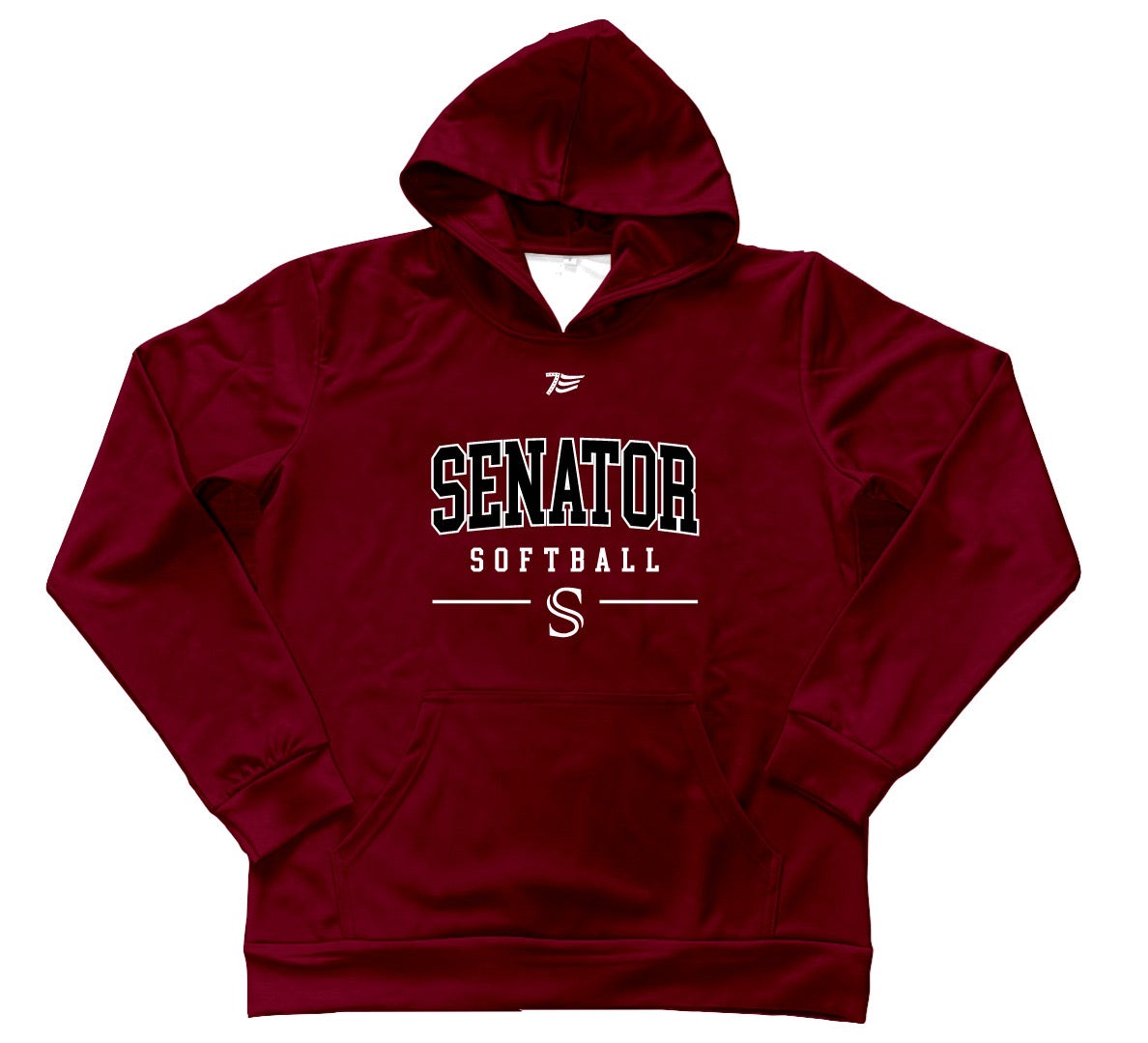 Sublimated fleece hoodie S logo