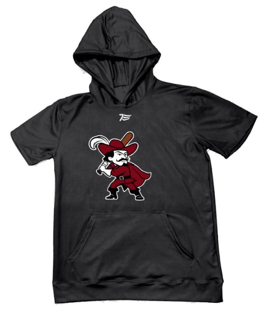 Short Sleeve Hoodie w/logo