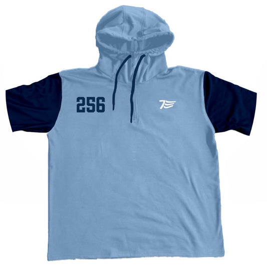 Short Sleeve 1/4 zip 2 tone