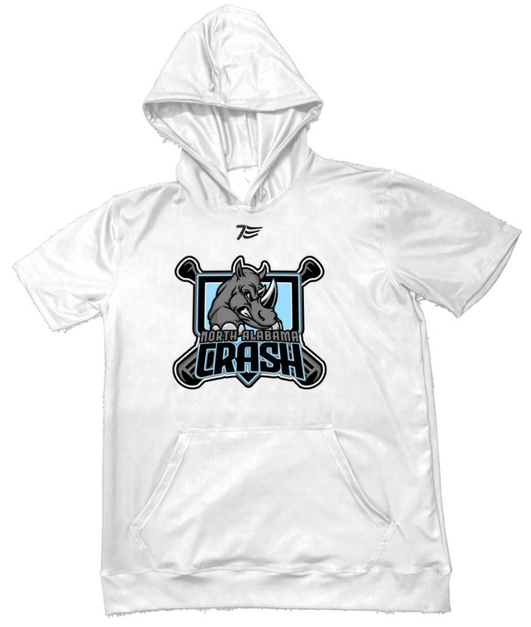 Short Sleeve Hoodie w/logo