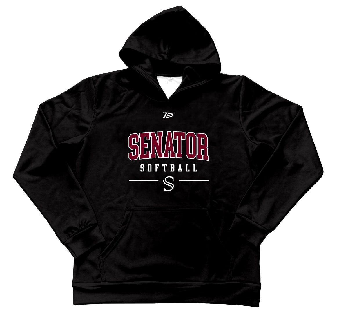 Sublimated fleece hoodie S logo