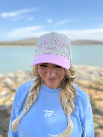 Cream | BubbleGum SnapBack