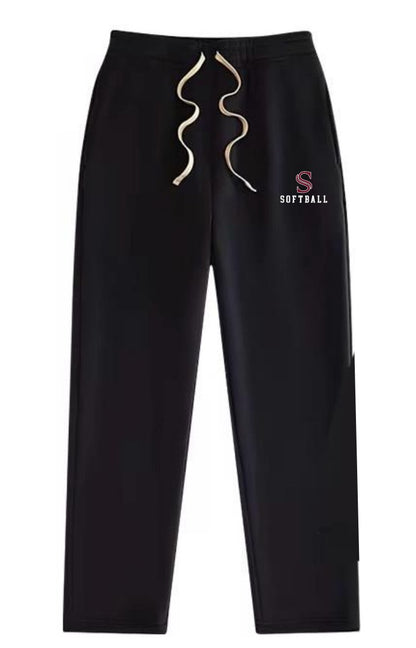Open leg sweatpants