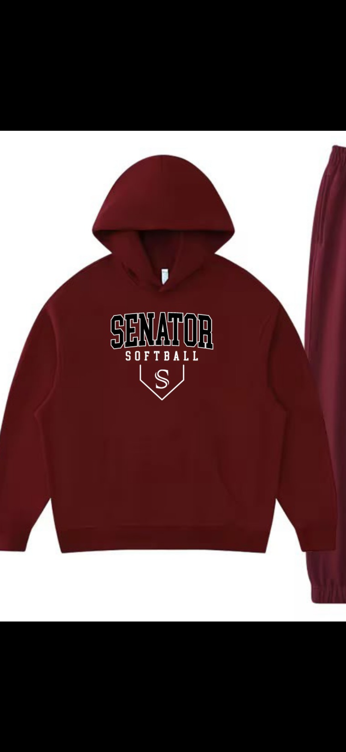 ( Homeplate ) Fleece cotton hoodie ONLY