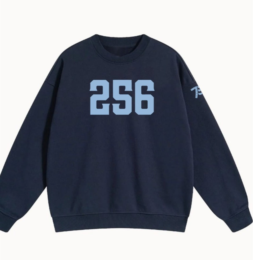 Slightly Oversized 256 Cotton Sweatshirt