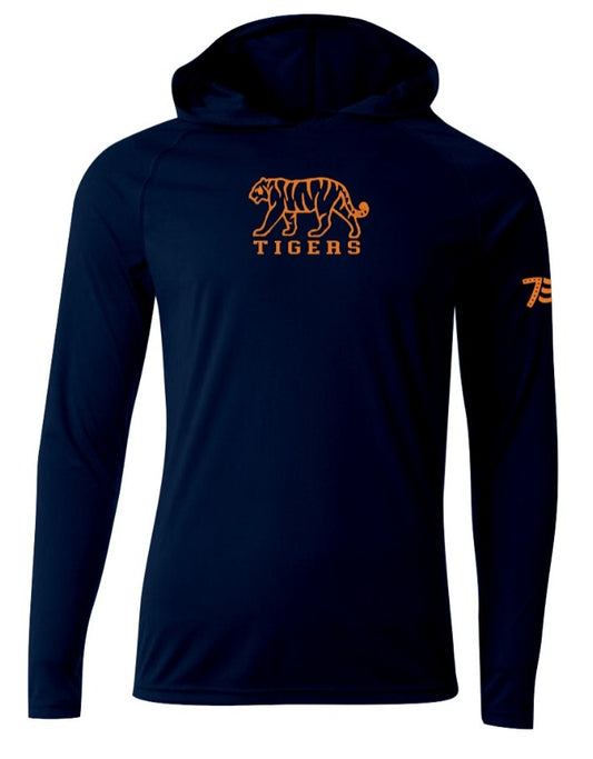 LA7 Long Sleeve Hooded Shirt