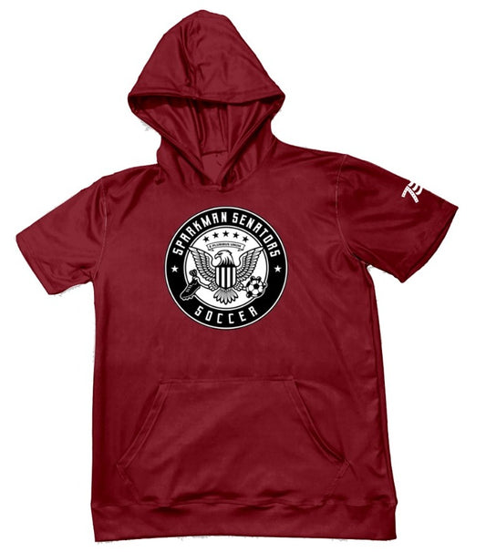 Short Sleeve Hoodie w/logo