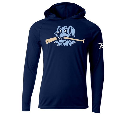 LA7 Long Sleeve Hooded Shirt