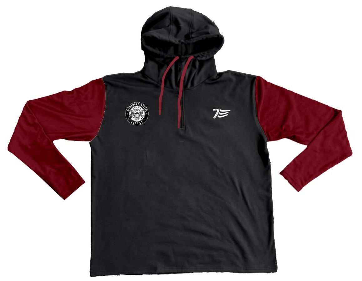 LA7 Long Sleeve 1/4th Zip w/logo