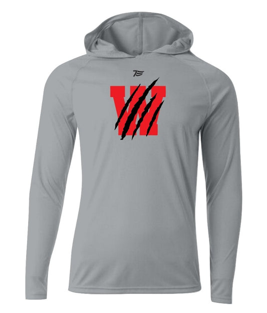 Long Sleeve Thin Hoodie Walnut