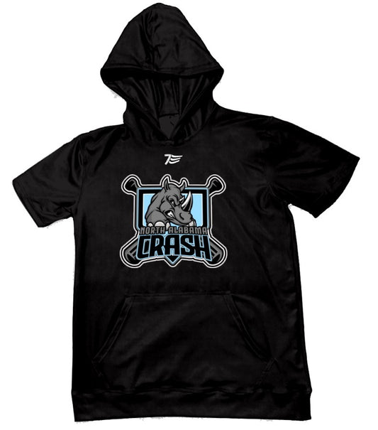 Short Sleeve Hoodie w/logo