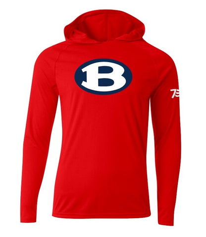 LA7 Long Sleeve Hooded Shirt