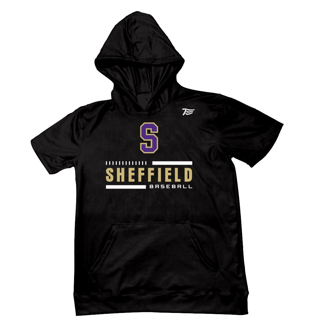 Short Sleeve Hoodie w/logo