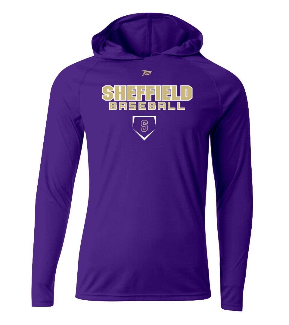 Long Sleeve Thin Hoodie w/logo